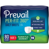 Prevail Per - Fit360 Daily Briefs, Maximum Plus Absorbency - PFNG0122-Case - LL Medico