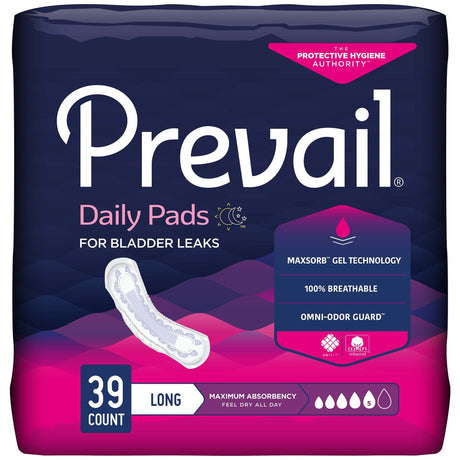 Prevail Women's Daily Bladder Control Pads, Maximum Absorbency - PV915-Pack - LL Medico