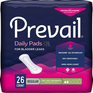 Prevail Women's Daily Bladder Control Pads, Very Light Absorbency - PV926-Pack - LL Medico