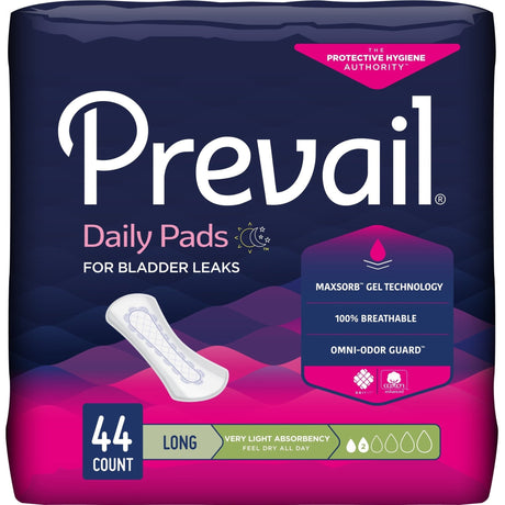 Prevail Women's Daily Bladder Control Pads, Very Light Absorbency - PV944-Pack - LL Medico