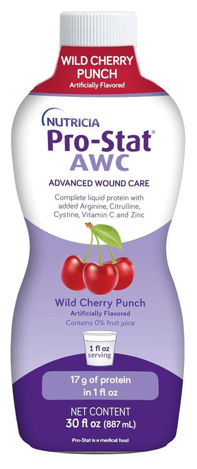 Pro-Stat Advanced Wound Care Liquid Protein Supplement, Wild Cherry Punch, 30 oz - 78382-Single - LL Medico