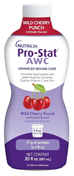 Pro-Stat Advanced Wound Care Liquid Protein Supplement, Wild Cherry Punch, 30 oz - 78382-Single - LL Medico