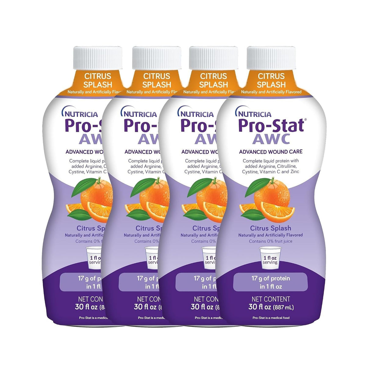 Pro-Stat AWC Advanced Wound Care Liquid Protein Supplement, Berry Fusion, 30 oz - 152183-Case - LL Medico