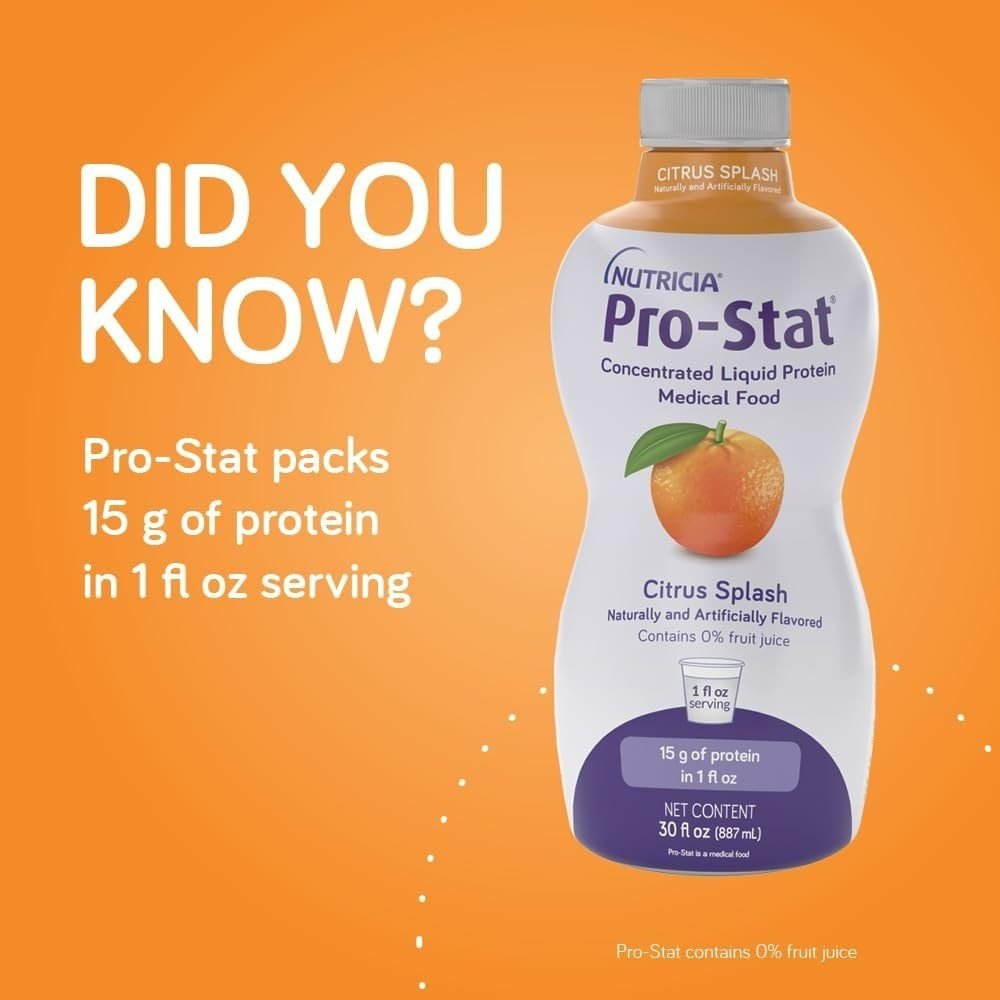 Pro-Stat AWC Liquid Protein Oral Supplement, Citrus Splash, 30 oz - 78383-Case - LL Medico