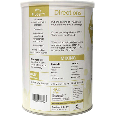 ProCel Whey Protein Supplement Powder, Unflavored, 6.6 Gram Packet - GH-79-Single - LL Medico