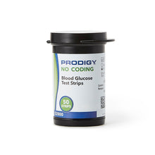 Prodigy Blood Glucose Test Strips, No Coding, 50 Count - 052800-Box - LL Medico