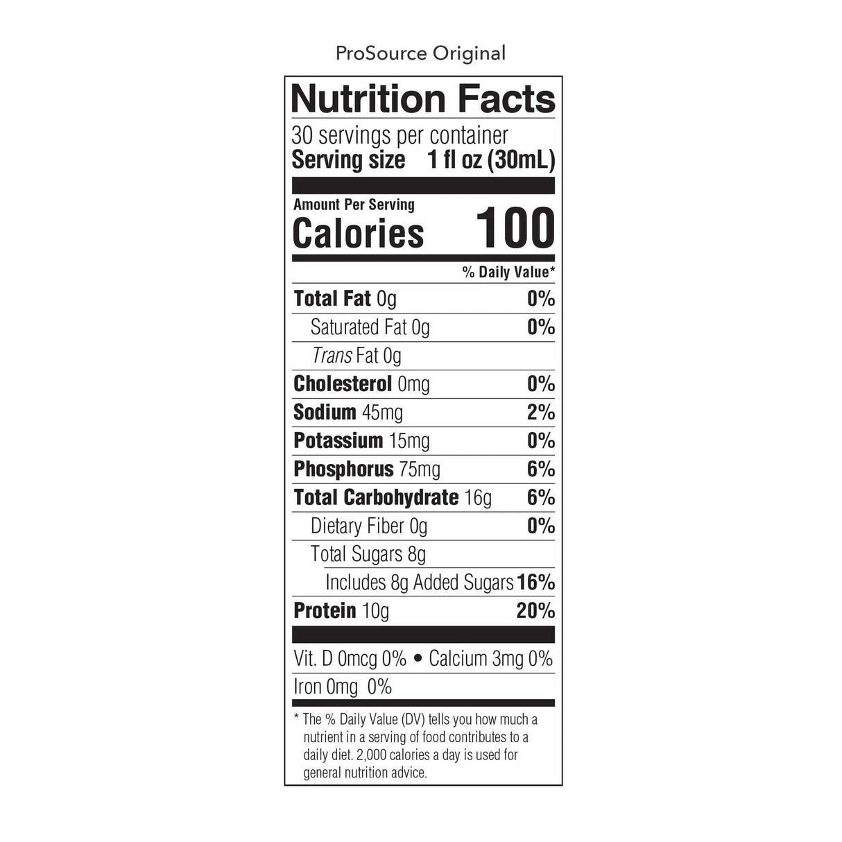 ProSource Oral Supplement, Neutral Flavor, 30 oz Bottle - 11432-Single - LL Medico