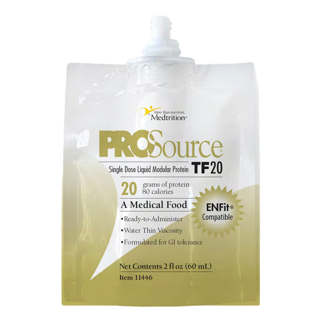 ProSource TF20 Tube Feeding Formula, Unflavored, 2 oz Pouch – LL Medico