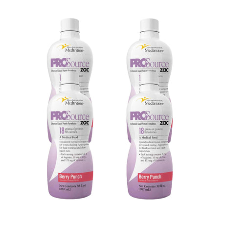 ProSource ZAC Oral Supplement, Berry Punch Flavor, 32 oz Bottle - 11555-Case - LL Medico
