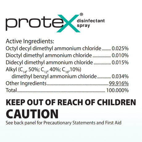 Protex Surface Disinfectant Cleaner, Broad Spectrum Pump Spray, Liquid, 12 oz Bottle, Lemon Scent, NonSterile - 42-12-Single - LL Medico