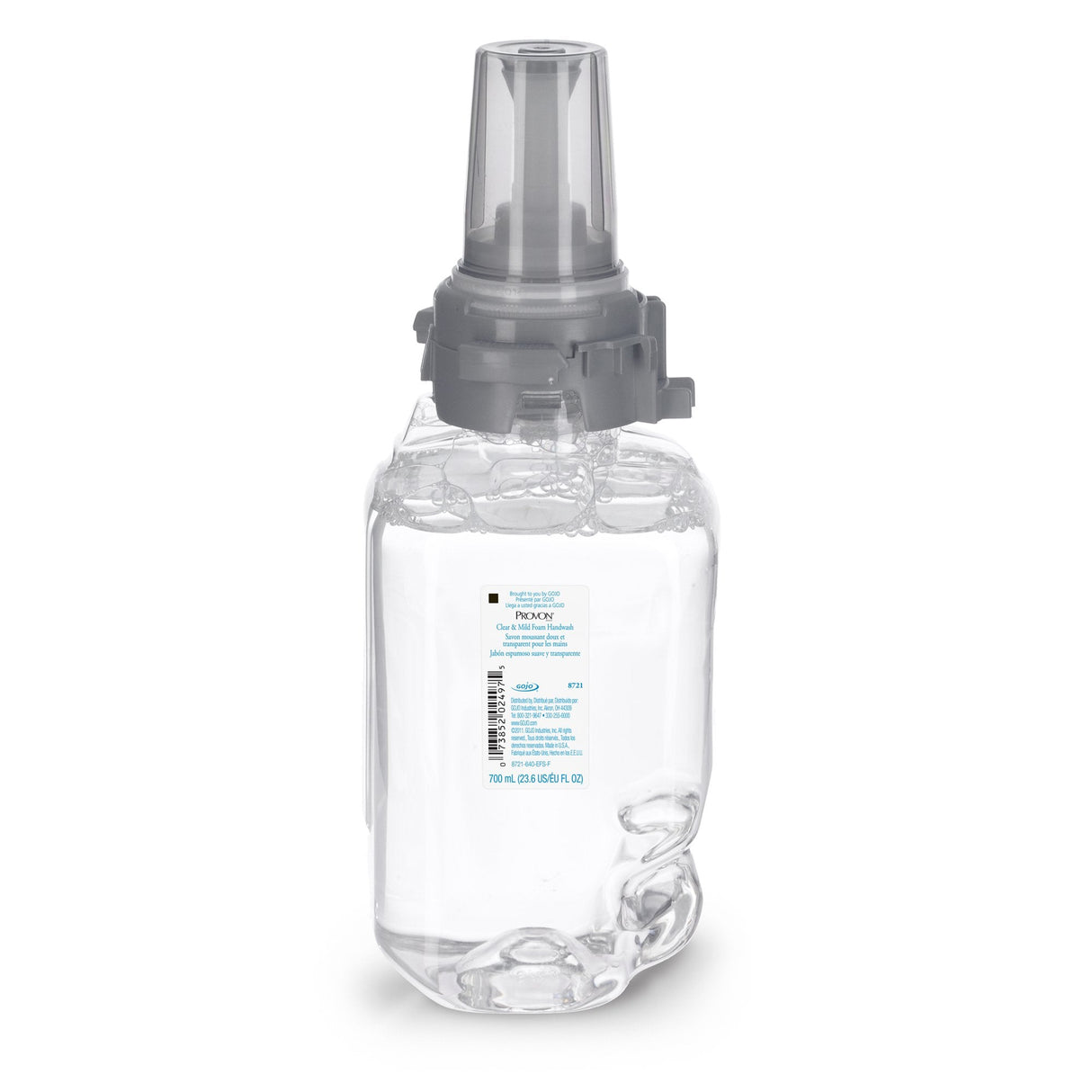 Provon Clear & Mild Foam Handwash, 700 mL Refill for Provon ADX-7 Dispenser - 8721-04-Single - LL Medico