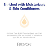 Provon Clear & Mild Foam Handwash, Unscented - 8721-04-Single - LL Medico