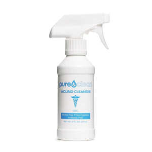 Pure&Clean Wound Cleanser, Non-Sterile, 8 fl oz Spray Bottle - 852421007027-Single - LL Medico