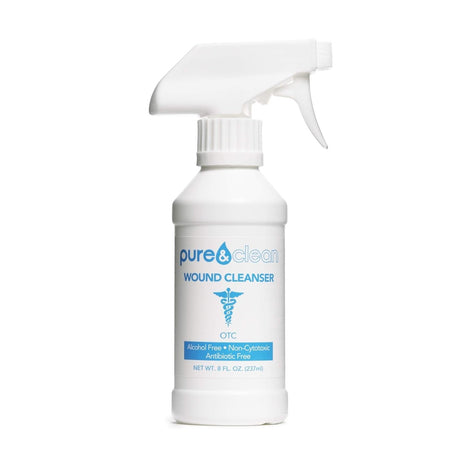 Pure&Clean Wound Cleanser, Non-Sterile, 8 fl oz Spray Bottle - 852421007027-Single - LL Medico