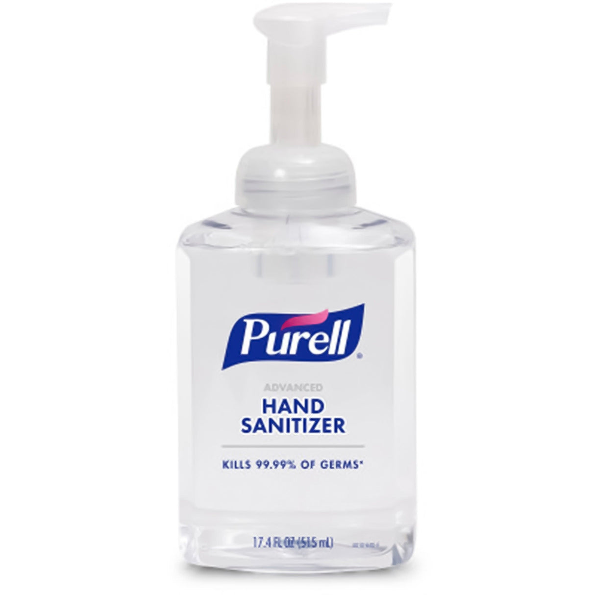 Purell Advanced 70% Ethyl Alcohol Hand Sanitizer, 17.4-ounce Pump Bottle - 5009-04-Case - LL Medico