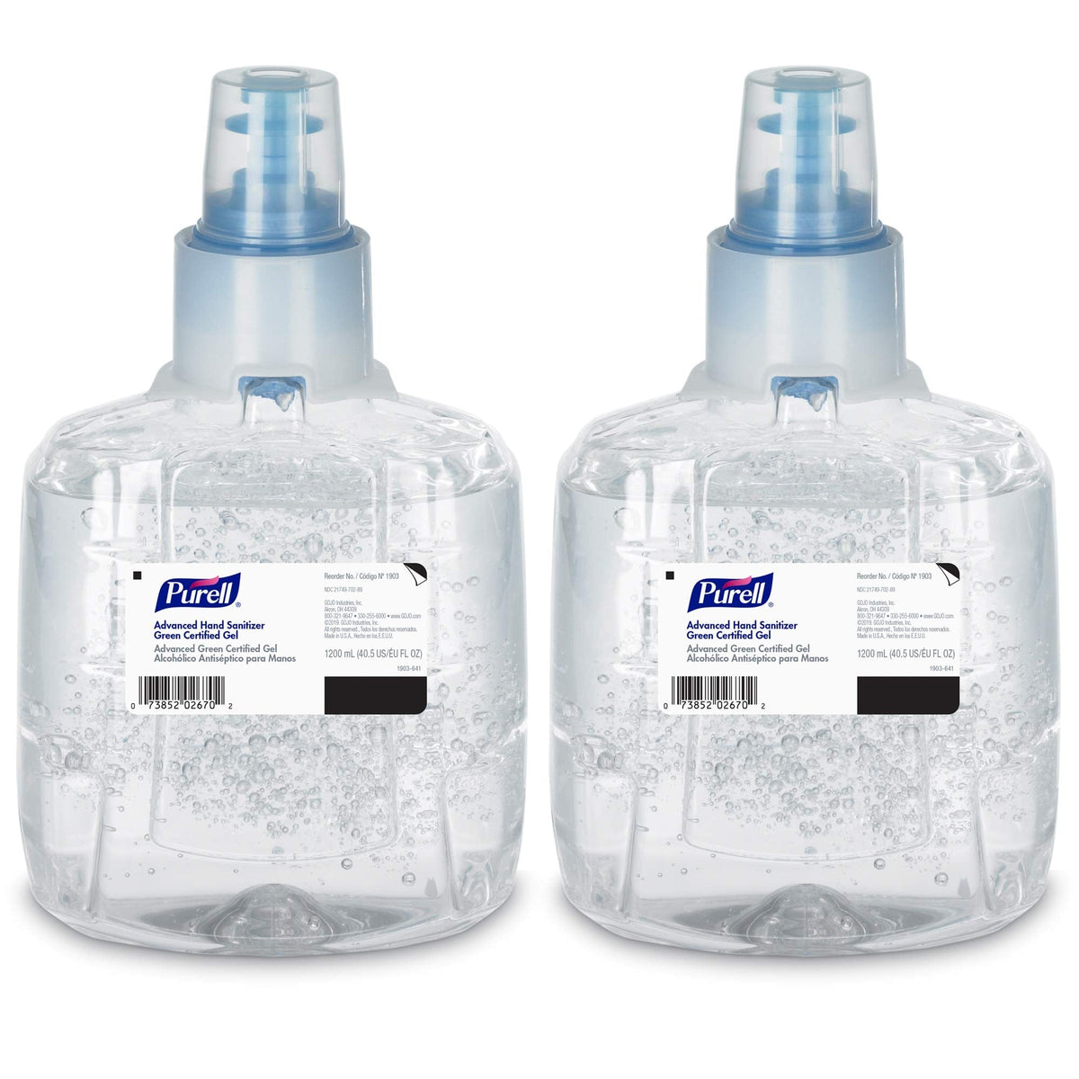 Purell Advanced Green Certified Foaming Hand Sanitizer, 1,200 mL Refill Bottle - 5392-02-Single - LL Medico