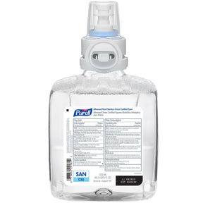 Purell Advanced Green Certified Hand Sanitizer Foam, 1200 mL Dispenser Refill Bottle - 7851-02-Single - LL Medico