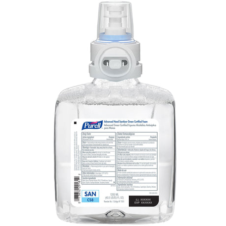 Purell Advanced Green Certified Hand Sanitizer Foam, single refill bottle front
