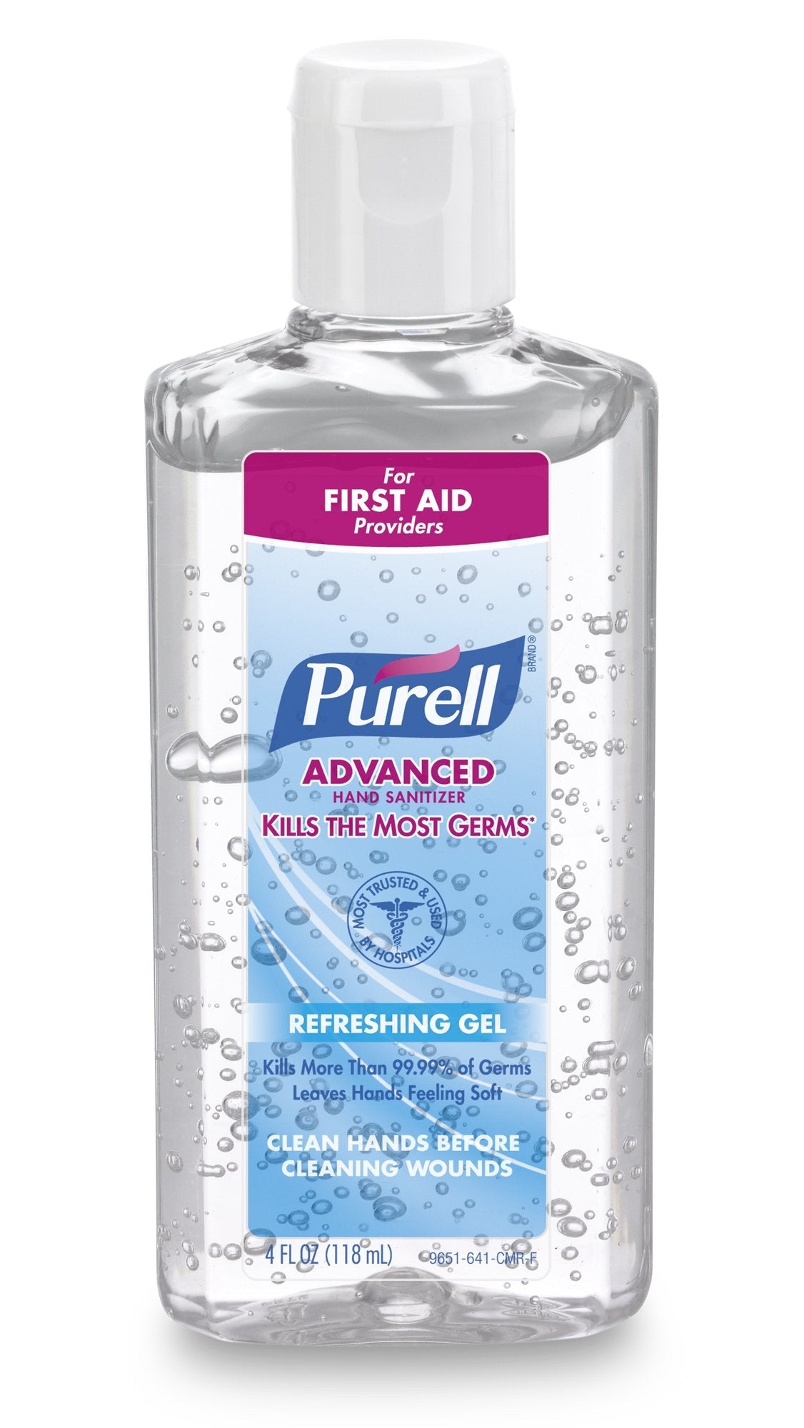 Purell Advanced Hand Sanitizer 70% Alcohol Gel, Bottle, 4 ounces, Fruit Scent - 9651-24-Single - LL Medico