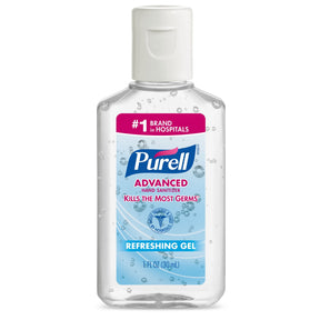 Purell Advanced Hand Sanitizer 70% Ethyl Alcohol Gel, 1-ounce Bottle - 3901-2C-250-Single - LL Medico