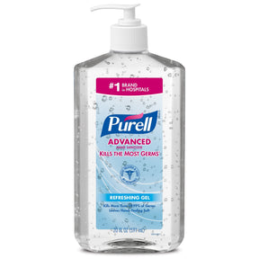 Purell Advanced Hand Sanitizer 70% Ethyl Alcohol Gel, Pump Bottle, 20 ounce - 3023-12-Single - LL Medico