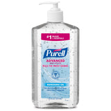 Purell Advanced Hand Sanitizer 70% Ethyl Alcohol Gel, Pump Bottle, 20 ounce - 3023-12-Single - LL Medico