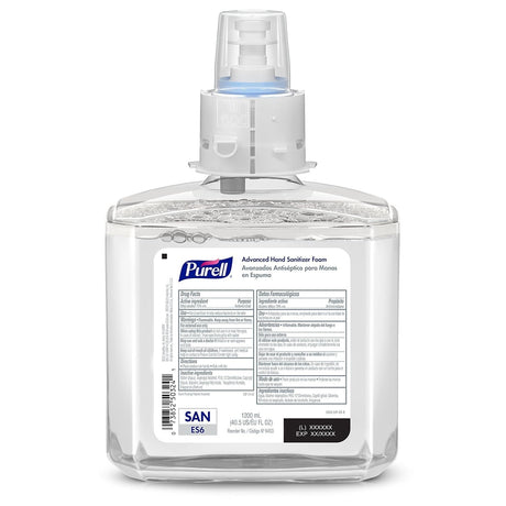 Purell Advanced Hand Sanitizer Foam, TFX Refill, 1200 mL, Case of 2 - 6453-02-Case - LL Medico