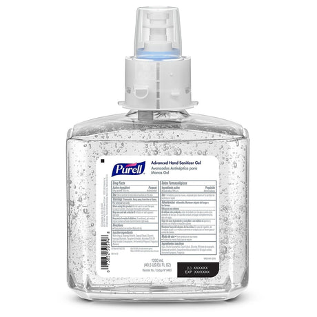 Purell Healthcare Advanced Hand Sanitizer Gel Refill for ES6 Dispenser, 1200 mL, Case of 2 - 6463-02-Case - LL Medico