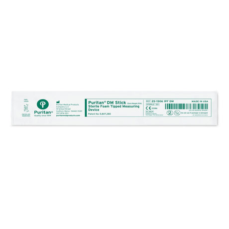 Puritan DM Stick Sterile Foam Tipped Measuring Device, 6 Inch - 25-1506 1PF DM-Single - LL Medico