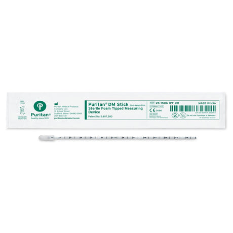 Puritan DM Stick Sterile Foam Tipped Measuring Device, 6 Inch - 25-1506 1PF DM-Single - LL Medico