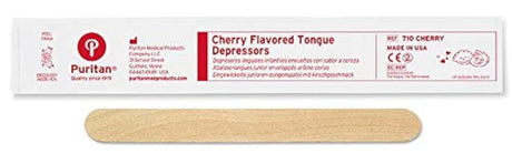 Puritan Junior Wood Tongue Depressor, Cherry Flavor, 5.5" - 710CHERRY-Box - LL Medico