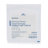 McKesson Sterile USP Type VII Gauze Sponge, 4 x 4 Inch, 12-Ply