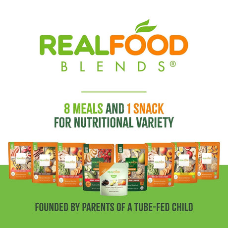 Real Food Blends Tube Feeding Formula, Eggs, Apples & Oats, 9.4 oz - 176989-Single - LL Medico