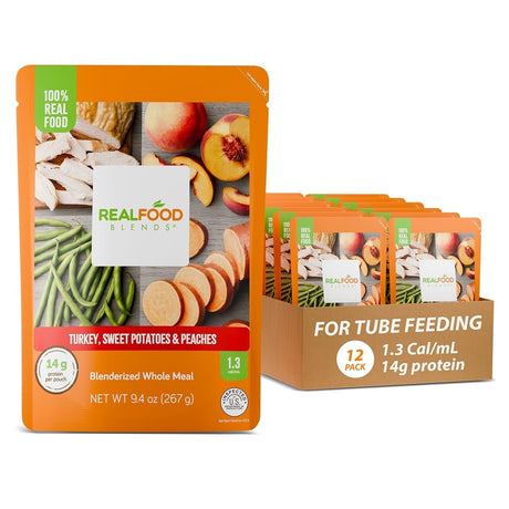 Real Food Blends Tube Feeding Formula, Eggs, Apples & Oats, 9.4 oz - 176989-Single - LL Medico