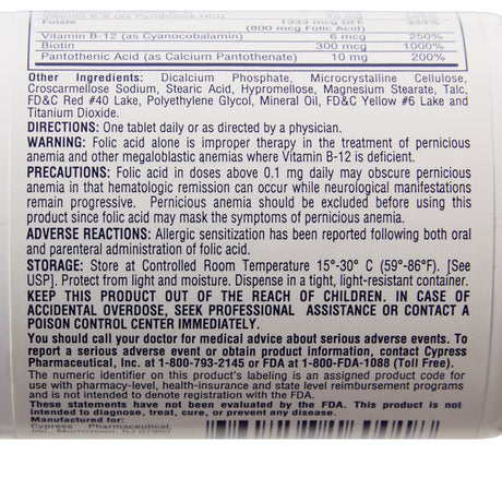 Rena - Vite Multivitamin Supplement with Folic Acid & Vitamin B Complex - 60258016001 - LL Medico