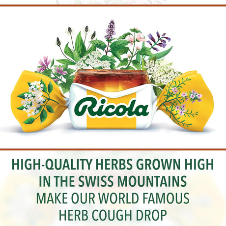 Ricola Original Swiss Herb Cough Drops Sugar Free - 36602019209 - LL Medico