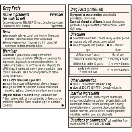 Robitussin Children's Honey Cough & Chest Congestion, 4 fl oz - 00031876012 - LL Medico