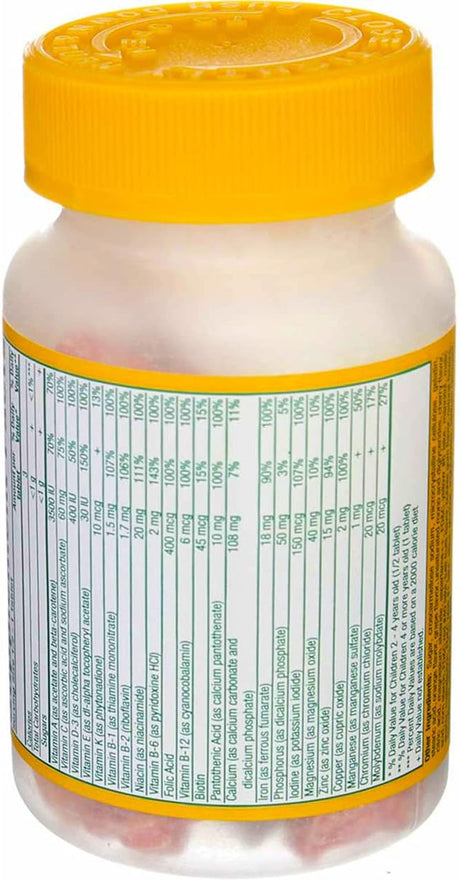 Rugby Cerovite Jr. Children’s Multivitamin Supplement, 60 tablets - 00536344308 - LL Medico