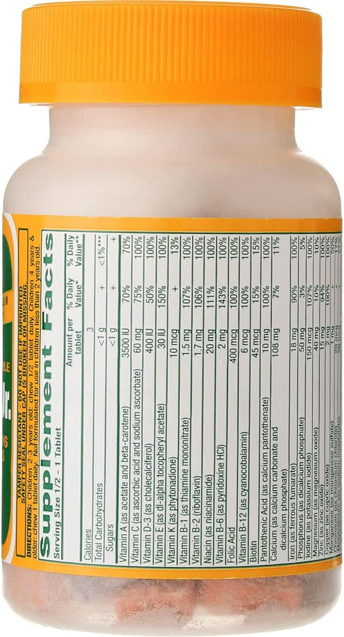 Rugby Cerovite Jr. Children’s Multivitamin Supplement, 60 tablets - 00536344308 - LL Medico