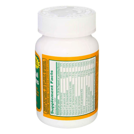 Rugby Prenatal Vitamin with Iron and Folic Acid, 100 tablets - 00536408501 - LL Medico