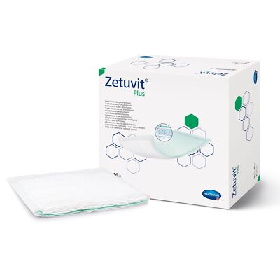 Zetuvit Plus Sterile Superabsorbent Dressing, 8 x 16 Inch