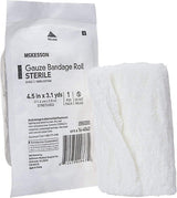 CareStock Nonsterile Gauze Bandage Roll, Sterile, 4.5 Inch x 4.1 Yard