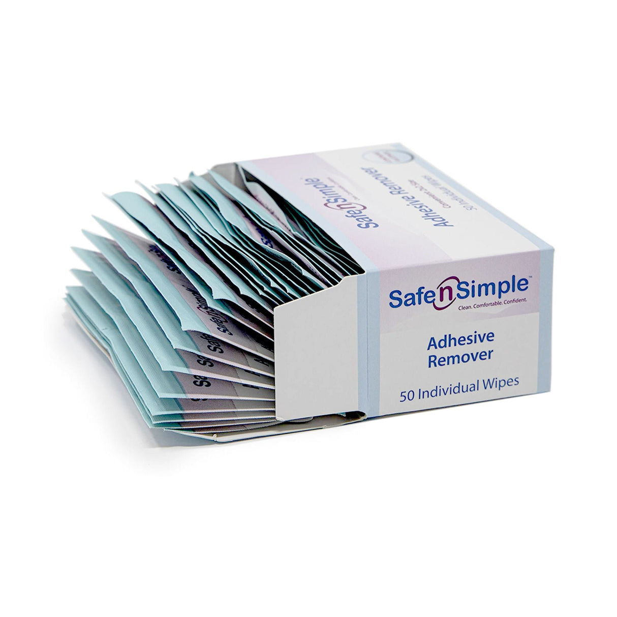 Safe N Simple Adhesive Remover, 5 x 7 Inch Wipe