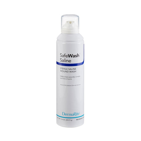 Safe n Simple SafeWash Irrigation Solution, Sterile, Sodium Chloride 0.9%, 7.1-ounce Spray Can - 00245-Single - LL Medico