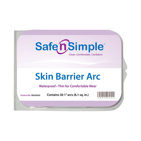 Safe n Simple Skin Barrier Arc, 1" - SNS20630-Tray - LL Medico