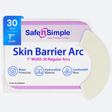 Safe n Simple Skin Barrier Arc, 1" - SNS20630-Tray - LL Medico