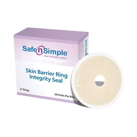 Safe Safe n Simple Integrity Two-Piece Skin Barrier, Flat - SNS68002-Box - LL Medico