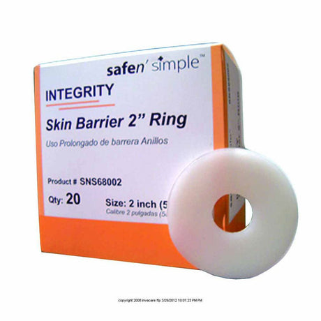Safe Safe n Simple Integrity Two-Piece Skin Barrier, Flat - SNS68002-Box - LL Medico
