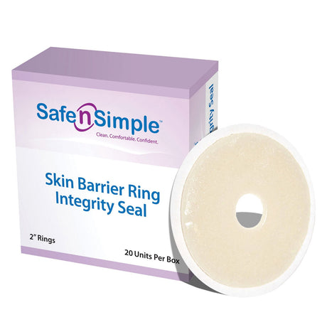 Safe Safe n Simple Integrity Two-Piece Skin Barrier, Flat - SNS68002-Box - LL Medico