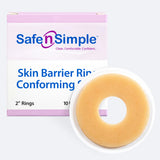 Safe Safe n Simple Two-Piece Skin Barrier, Flat - SNS684U2-Box - LL Medico